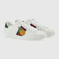 baskets paire de chaussures gucci femmes pineapple